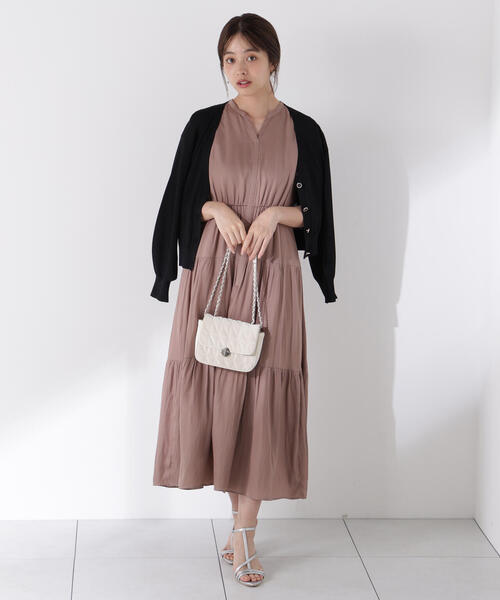 PROPORTION BODY DRESSING(プロポーションボディドレッシング)の「Vネックベーシックカーディガン / 1215274600(カーディガン/ボレロ・レディース・ブラック/ホワイト/ブラウン/レッド・FREE)」の6枚目の写真
