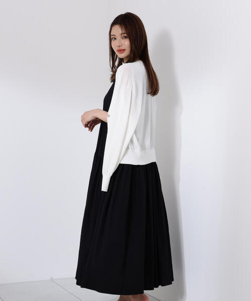PROPORTION BODY DRESSING(プロポーションボディドレッシング)の「Vネックベーシックカーディガン / 1215274600(カーディガン/ボレロ・レディース・ブラック/ホワイト/ブラウン/レッド・FREE)」の11枚目の写真