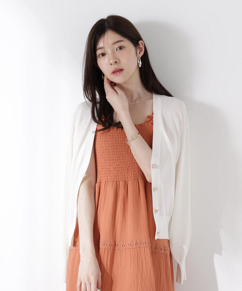 PROPORTION BODY DRESSING(プロポーションボディドレッシング)の「Vネックベーシックカーディガン / 1215274600(カーディガン/ボレロ・レディース・ブラック/ホワイト/ブラウン/レッド・FREE)」の15枚目の写真