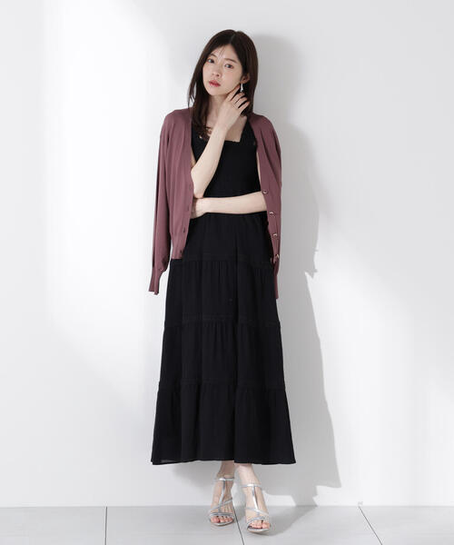PROPORTION BODY DRESSING(プロポーションボディドレッシング)の「Vネックベーシックカーディガン / 1215274600(カーディガン/ボレロ・レディース・ブラック/ホワイト/ブラウン/レッド・FREE)」の18枚目の写真