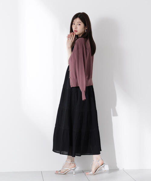 PROPORTION BODY DRESSING(プロポーションボディドレッシング)の「Vネックベーシックカーディガン / 1215274600(カーディガン/ボレロ・レディース・ブラック/ホワイト/ブラウン/レッド・FREE)」の19枚目の写真