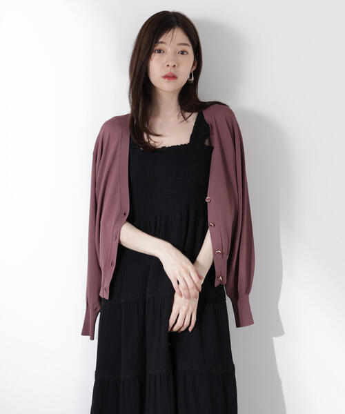 PROPORTION BODY DRESSING(プロポーションボディドレッシング)の「Vネックベーシックカーディガン / 1215274600(カーディガン/ボレロ・レディース・ブラック/ホワイト/ブラウン/レッド・FREE)」の20枚目の写真