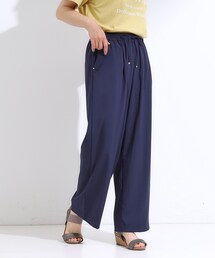 DRESKIP（ドレスキップ）の「【着丈選べる】触れる度ひんやり ゆるきれい イージーワイドパンツ（その他パンツ）」