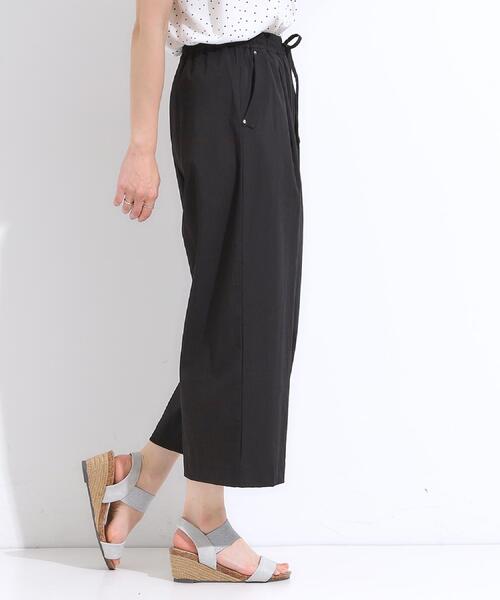 DRESKIP（ドレスキップ）の「【着丈選べる】触れる度ひんやり ゆるきれい イージーワイドパンツ（その他パンツ・レディース・ダークブラウン/ネイビー/ナチュラル/ブラック・04/42/40/38/36/03/02/01）」の16枚目の写真