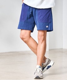 『JEMORGAN LONG JOHNS/ジェーイーモーガンロングジョーンズ』20/2 OEヘビーウェイトカノコ布帛使いショートパンツ【+】