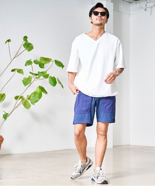 JEMORGAN(ジェーイーモーガン)の「『JEMORGAN LONG JOHNS/ジェーイーモーガンロングジョーンズ』20/2 OEヘビーウェイトカノコ布帛使いショートパンツ【+】(その他パンツ・メンズ・オートミール/ブラック/ネイビー/ホワイト・XL/L/M)」の19枚目の写真