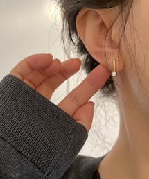 yu-ka([J)YU-KA:|CgWRjAtbNsAX one point zirconia hook pierce(sAXipj)