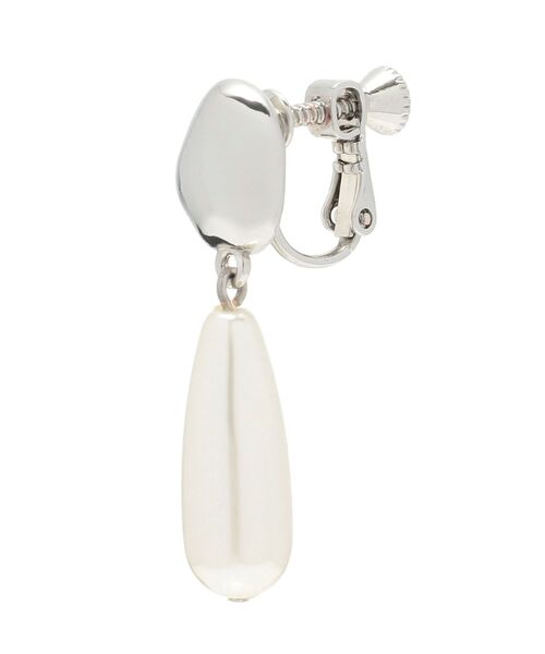 LAGUNAMOON（ラグナムーン）の「LADYフェイクパールメタルフレームイヤリング（イヤリング・レディース・シルバー/ゴールド・FREE）」の10枚目の写真