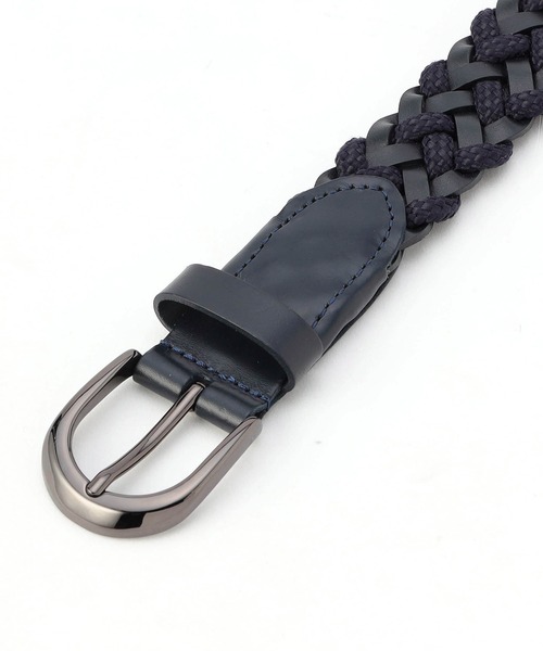 NICOLE CLUB FOR MEN（ニコルクラブフォーメン）の「メッシュベルト（ベルト・メンズ・ブラック/オフホワイト/グレー/ダークブラウン/ネイビー・FREE）」の5枚目の写真