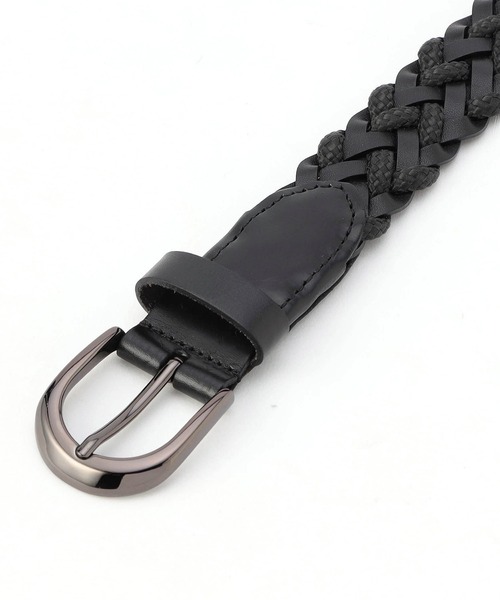 NICOLE CLUB FOR MEN（ニコルクラブフォーメン）の「メッシュベルト（ベルト・メンズ・ブラック/オフホワイト/グレー/ダークブラウン/ネイビー・FREE）」の2枚目の写真