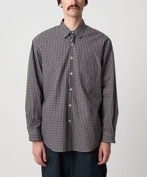 <Steven Alan>リバースシーム シャツ STEVEN ALAN シャツ 「Steven Alan」 70 チェック リバース