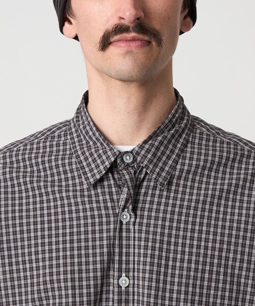 Steven Alan(スティーブンアラン)の「<Steven Alan> スモーキー チェック リバースシーム シャツ LOOSE(シャツ/ブラウス・メンズ・ブラック/グレー/モカ・S/M/L/XL)」の6枚目の写真