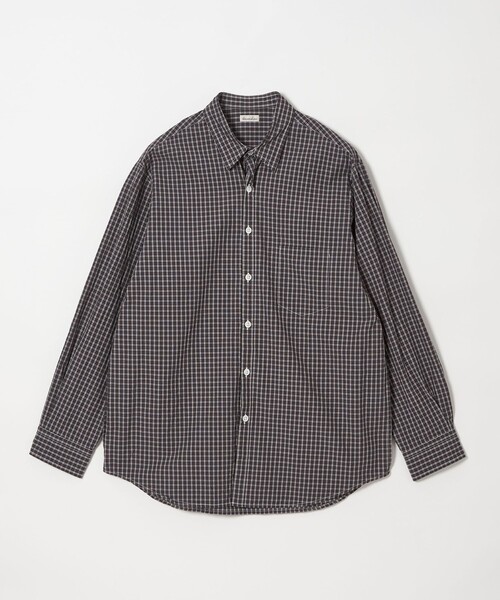 Steven Alan(スティーブンアラン)の「<Steven Alan> スモーキー チェック リバースシーム シャツ LOOSE(シャツ/ブラウス・メンズ・ブラック/グレー/モカ・S/M/L/XL)」の13枚目の写真