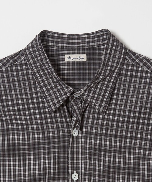 Steven Alan(スティーブンアラン)の「<Steven Alan> スモーキー チェック リバースシーム シャツ LOOSE(シャツ/ブラウス・メンズ・ブラック/グレー/モカ・S/M/L/XL)」の15枚目の写真
