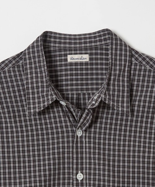 Steven Alan(スティーブンアラン)の「<Steven Alan> スモーキー チェック リバースシーム シャツ LOOSE(シャツ/ブラウス・メンズ・ブラック/グレー/モカ・S/M/L/XL)」の16枚目の写真
