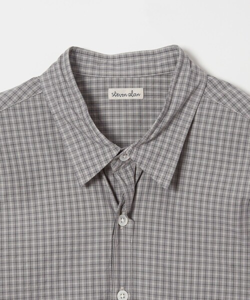 Steven Alan(スティーブンアラン)の「<Steven Alan> スモーキー チェック リバースシーム シャツ LOOSE(シャツ/ブラウス・メンズ・ブラック/グレー/モカ・S/M/L/XL)」の22枚目の写真