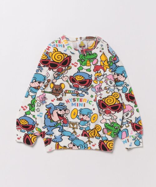 ヒスミニ　アウター　トレーナー HYSTERIC MINI（ヒステリックミニ）の「HYSTERIC MOTOR 裏毛トレーナー