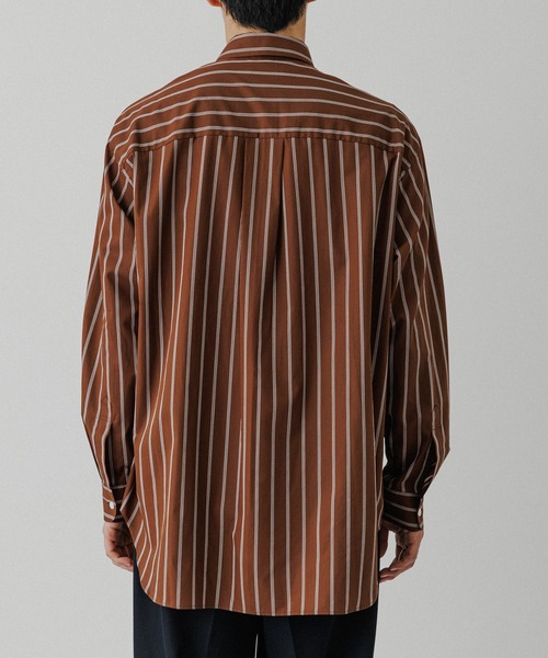 ADAM ET ROPE'(アダムエロペ)の「アソート ビッグシルエット レギュラーカラーシャツ(シャツ/ブラウス・メンズ・スミクロ/ブラック系その他/ブラウン系その他2/イエロー系その他2/ブラック系その他2・M/L)」の6枚目の写真