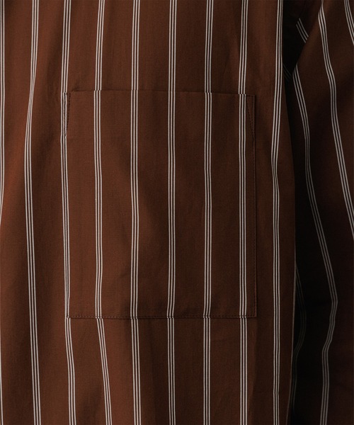 ADAM ET ROPE'(アダムエロペ)の「アソート ビッグシルエット レギュラーカラーシャツ(シャツ/ブラウス・メンズ・スミクロ/ブラック系その他/ブラウン系その他2/イエロー系その他2/ブラック系その他2・M/L)」の8枚目の写真