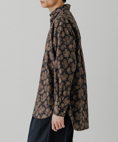 ADAM ET ROPE'(アダムエロペ)の「アソート ビッグシルエット レギュラーカラーシャツ(シャツ/ブラウス・メンズ・スミクロ/ブラック系その他/ブラウン系その他2/イエロー系その他2/ブラック系その他2・M/L)」の12枚目の写真