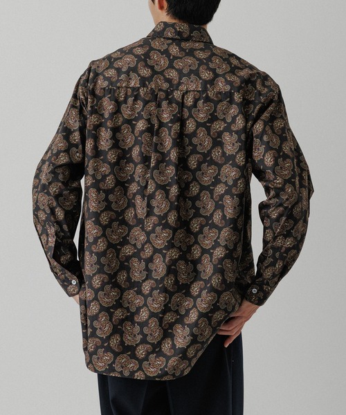 ADAM ET ROPE'(アダムエロペ)の「アソート ビッグシルエット レギュラーカラーシャツ(シャツ/ブラウス・メンズ・スミクロ/ブラック系その他/ブラウン系その他2/イエロー系その他2/ブラック系その他2・M/L)」の13枚目の写真