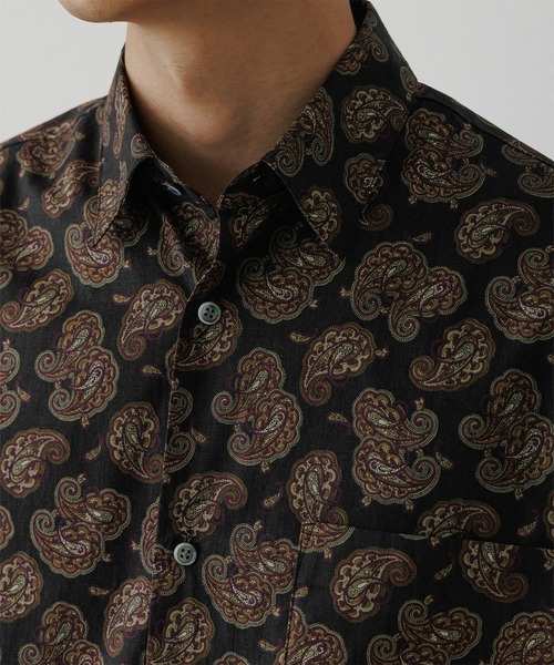 ADAM ET ROPE'(アダムエロペ)の「アソート ビッグシルエット レギュラーカラーシャツ(シャツ/ブラウス・メンズ・スミクロ/ブラック系その他/ブラウン系その他2/イエロー系その他2/ブラック系その他2・M/L)」の14枚目の写真