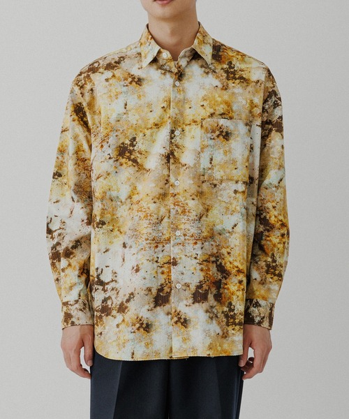 ADAM ET ROPE'(アダムエロペ)の「アソート ビッグシルエット レギュラーカラーシャツ(シャツ/ブラウス・メンズ・スミクロ/ブラック系その他/ブラウン系その他2/イエロー系その他2/ブラック系その他2・M/L)」の18枚目の写真