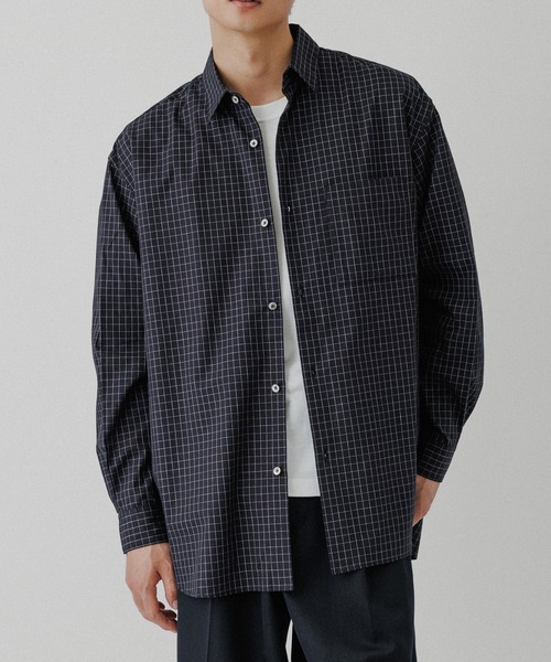 ADAM ET ROPE'(アダムエロペ)の「アソート ビッグシルエット レギュラーカラーシャツ(シャツ/ブラウス・メンズ・スミクロ/ブラック系その他/ブラウン系その他2/イエロー系その他2/ブラック系その他2・M/L)」の21枚目の写真