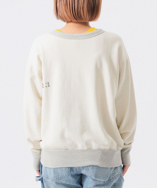 別注】 WAREHOUSE & CO. / ステンシル13 前V スウェット（スウェット