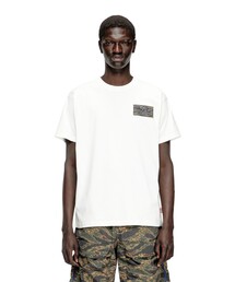 【DIESEL】コットン カモフラ 切り替え クルーネック Tシャツ DIESEL｜ディーゼルのトップス（カモフラージュ柄）通販 - ZOZOTOWN