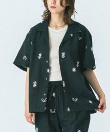 ROSEBUD 刺繍シャツ ROSE BUD ブラウス シャツ EMBROIDERY SHIRT レディース