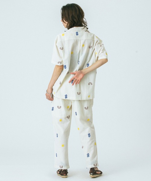 HLAADA(フラーダ)の「(HLAADA for ROSEBUD)EMBROIDERED SHIRT(シャツ/ブラウス・レディース・ブラック/オフホワイト・ONE SIZE)」の12枚目の写真