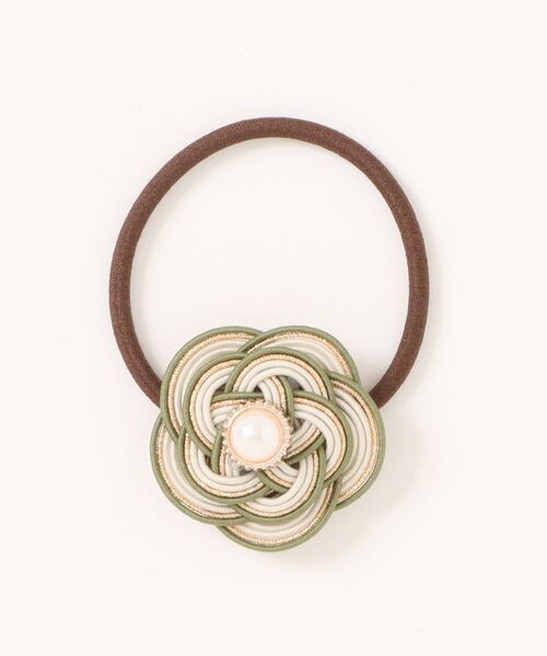 tone（トーン）の「【Shin】[シン]水引ヘアゴム(MA)（ヘアゴム・レディース・イエロー系2/ピンク系2/イエロー/ブルー系その他/ベージュ/ピンク/ホワイト/ピンク系3/グリーン/ベージュ系2/ホワイト系2/ダークグリーン/ワインレッド/スカイブルー系/ブラック系その他/パープル系その他/ミント/ブラウン系その他/ブラウン系その他2/ブラウン/パープル/ホワイト系その他/パープル系2/ブルー系その他2・FREE）」の12枚目の写真