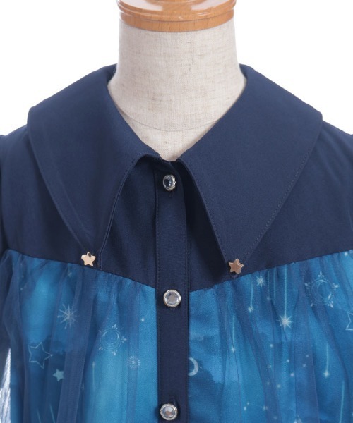 axes femme（アクシーズファム）の「スターリーチュールワンピース（ワンピース・キッズ・ネイビー/ラベンダー・MEDIUM/LARGE/X-LARGE）」の8枚目の写真