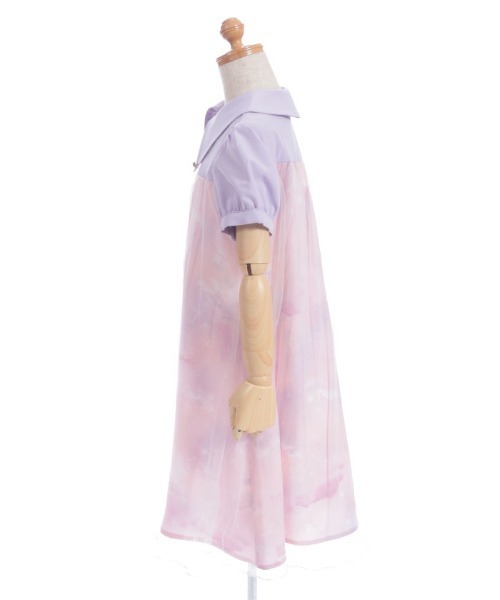 axes femme（アクシーズファム）の「スターリーチュールワンピース（ワンピース・キッズ・ネイビー/ラベンダー・MEDIUM/LARGE/X-LARGE）」の13枚目の写真