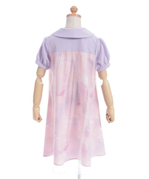 axes femme（アクシーズファム）の「スターリーチュールワンピース（ワンピース・キッズ・ネイビー/ラベンダー・MEDIUM/LARGE/X-LARGE）」の14枚目の写真