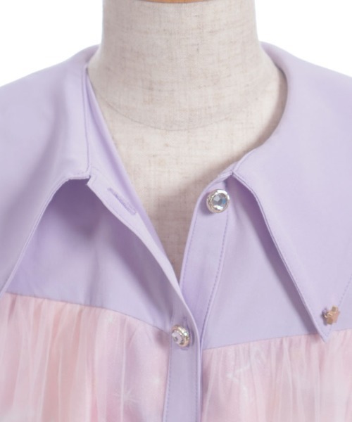 axes femme（アクシーズファム）の「スターリーチュールワンピース（ワンピース・キッズ・ネイビー/ラベンダー・MEDIUM/LARGE/X-LARGE）」の15枚目の写真