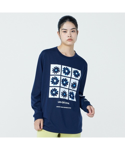 hummel（ヒュンメル）の「hummel/ヒュンメル HMP 長袖Tシャツ（Tシャツ/カットソー・メンズ・オフホワイト/ブラック/ネイビー/イエロー・S/L/M/O）」の3枚目の写真