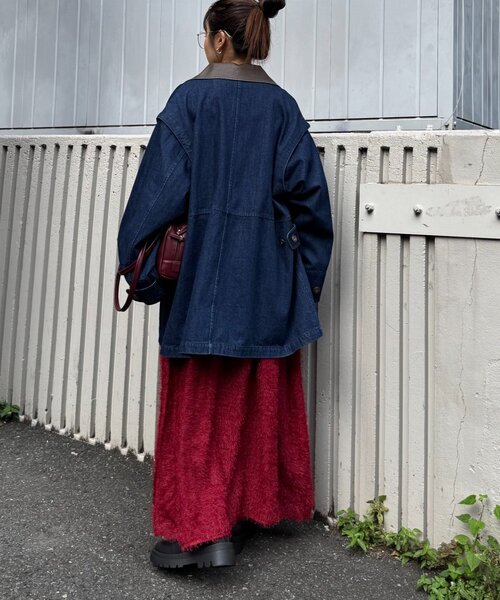 セール】サテンパイピングフェザー2WAYキャミワンピ（ワンピース