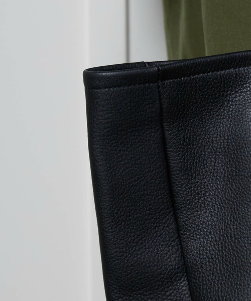 orSlow/オアスロウ LEATHER TOTE ブランドロゴ マチあり トートバッグ