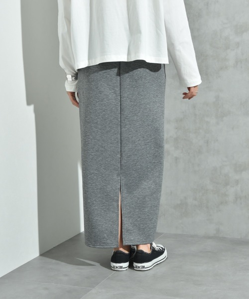 INTERPLANET（インタープラネット）の「スポンジリバーナロースカート（スカート・レディース・ブラック/チャコールグレー/グレー・FREE）」の10枚目の写真