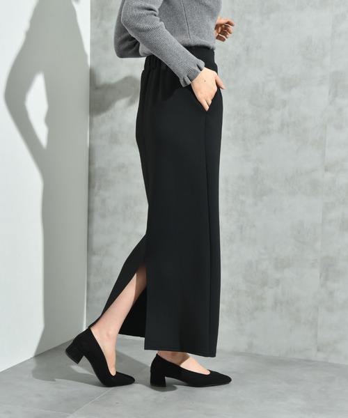 INTERPLANET（インタープラネット）の「スポンジリバーナロースカート（スカート・レディース・ブラック/チャコールグレー/グレー・FREE）」の16枚目の写真