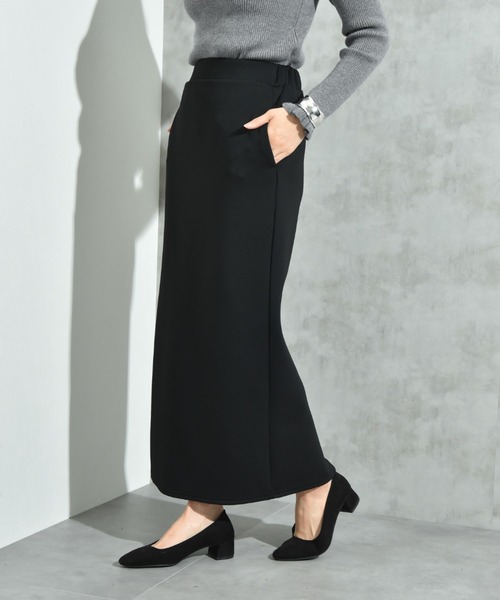 INTERPLANET（インタープラネット）の「スポンジリバーナロースカート（スカート・レディース・ブラック/チャコールグレー/グレー・FREE）」の18枚目の写真