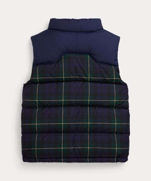 セール】チェック ダウン ベスト（ダウンベスト）｜POLO RALPH LAUREN