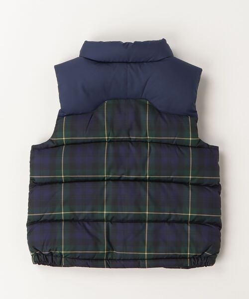 極美品 ポロバイラルフローレン ダウンベスト ジップアップ チェック 紺色緑赤 極美品 ポロバイラルフローレン ダウンベスト ジップアップ チェック