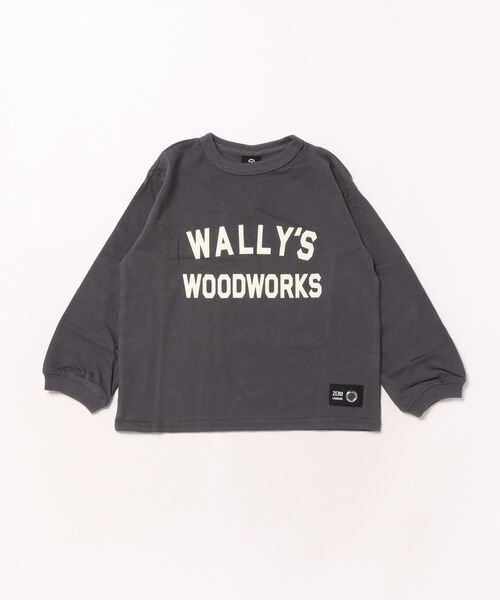 ZERO standerd（ゼロスタンダード）の「ゼロスタンダード WALLY　ロングＴシャツ（Tシャツ/カットソー・キッズ・ベージュ/レッド/チャコールグレー・110cm/120cm/130cm/140cm/150cm/160cm/100cm）」の8枚目の写真