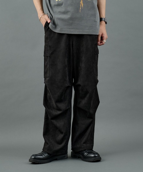 セール】シンセティックスエードカーゴパンツ（カーゴパンツ）｜COLONY