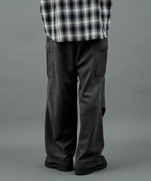 セール】シンセティックスエードカーゴパンツ（カーゴパンツ）｜COLONY