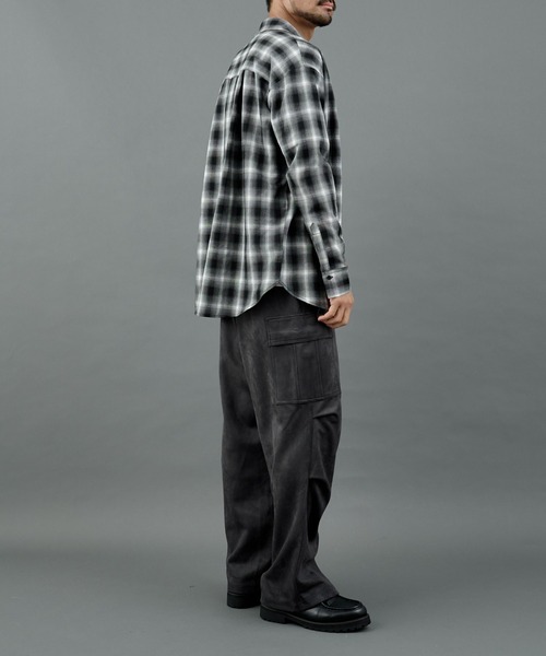 セール】シンセティックスエードカーゴパンツ（カーゴパンツ）｜COLONY