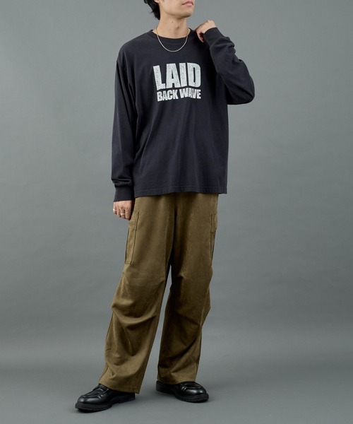 COLONY 2139（コロニートゥーワンスリーナイン）の「シンセティックスエードカーゴパンツ（カーゴパンツ・メンズ・チャコールグレー/アイボリー/ブラック/カーキ・MEDIUM/LARGE）」の13枚目の写真